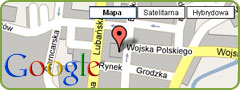 Mapa Gryfowa Śląskiego w Google Maps