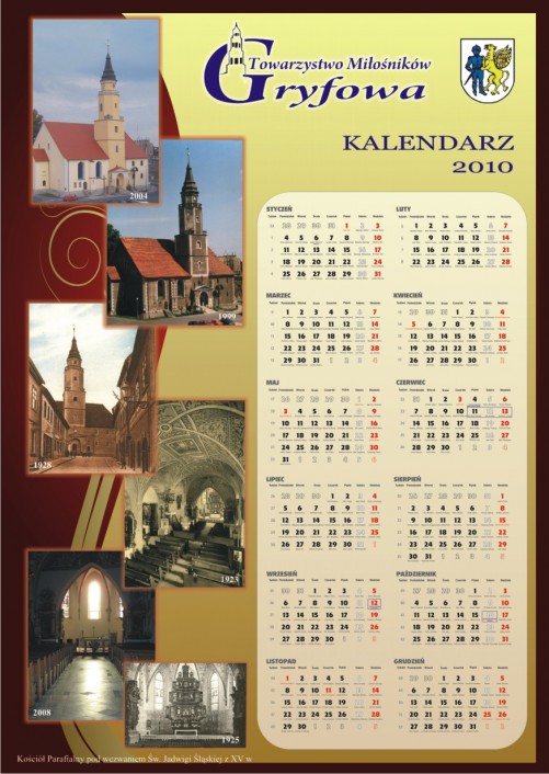 Kalendarz Towarzystwa Miłośników Gryfowa Śląskiego