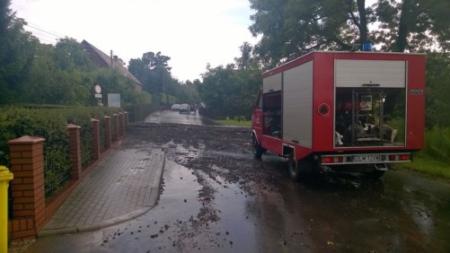 Skutki nawalnych opadów 26 lipca 2016r. w Gminie Gryfów Śl.