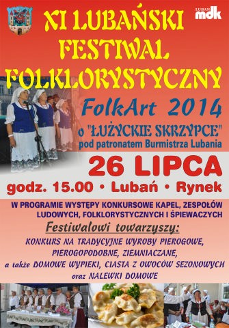 Zaproszenie na festiwal FolkArt 2014