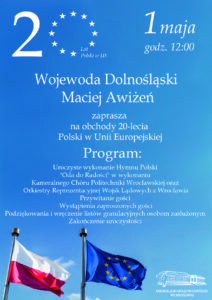 Obchody 20-lecia Polski w Unii Europejskiej.