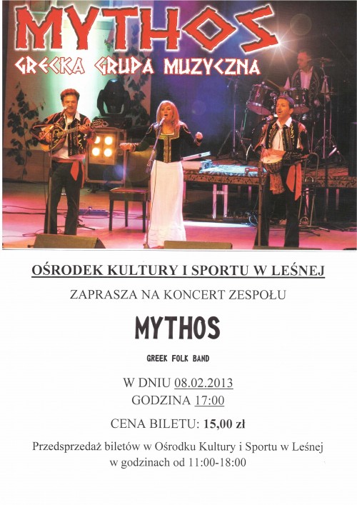 Koncert  zespołu MYTHOS