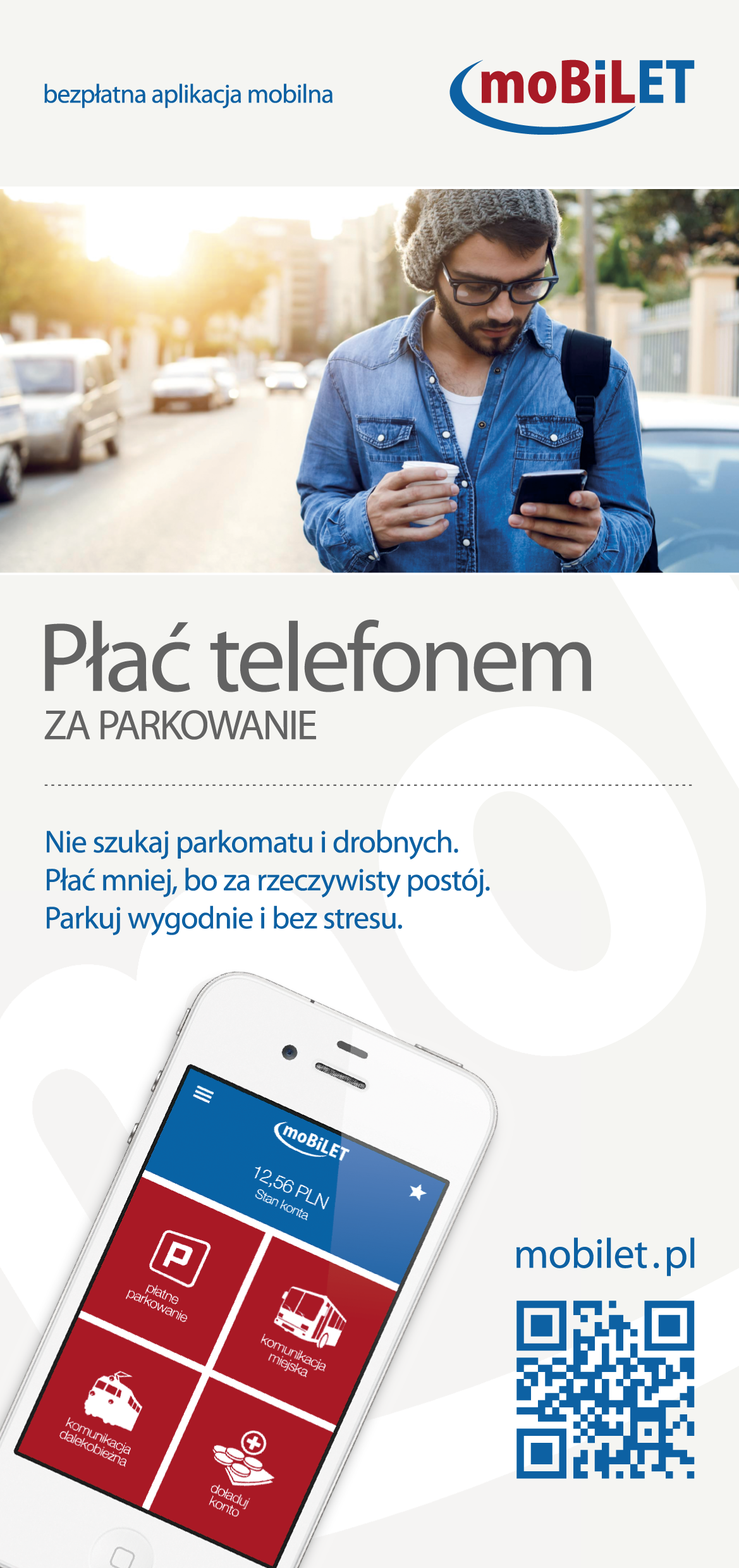 Smartfon zamiast parkometru na płatnych parkingach w Gryfowie Śląskim.